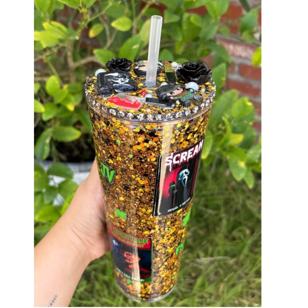 Horror Halloween 24oz Tumbler Cup